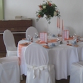 Tischdekoration Hochzeit in Orange