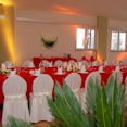 Tischdekoration Hochzeit in Rot